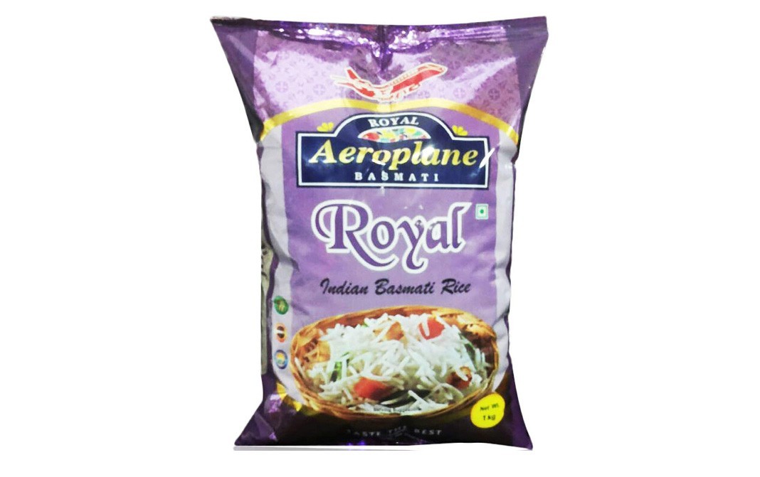 Aeroplane Royal Indian Basmati Rice   Pack  1 kilogram